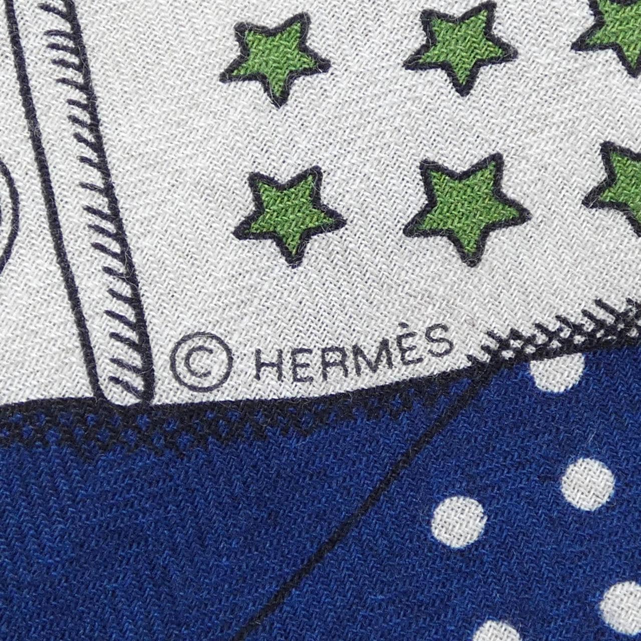 エルメス HERMES ZOUAVES ET DRAGONS BANDANA H244048S カレジェアン140 ショール