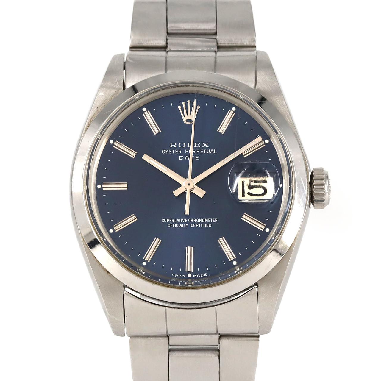 【ノーメンテナンス特価】ロレックス オイスターパーペチュアルデイト 1500 SS 自動巻 2番台