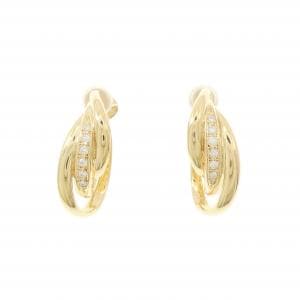 ミキモト ダイヤモンド イヤリング 0.14CT