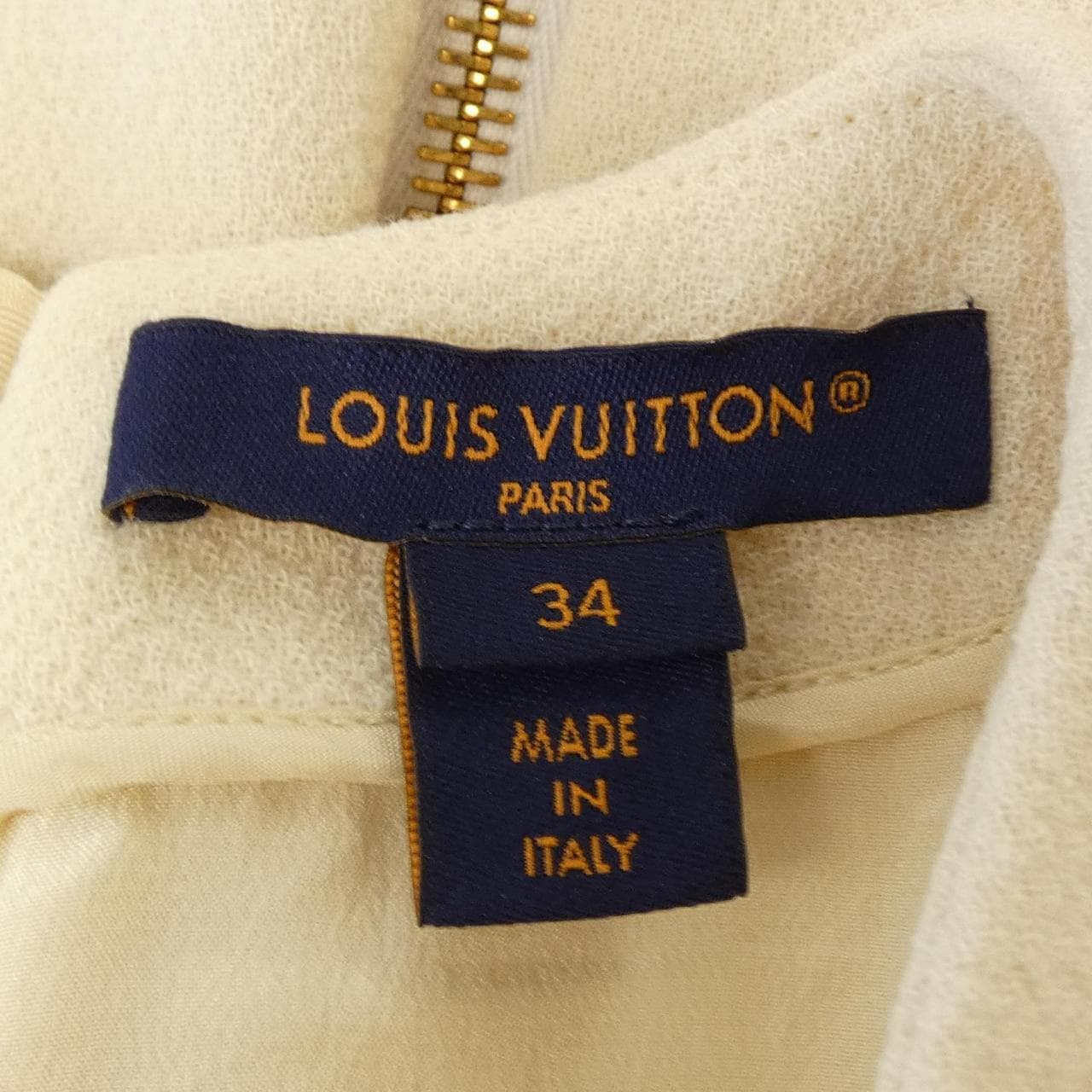 ルイヴィトン LOUIS VUITTON スカラップディテールAラインドレス FPDR42AAR ワンピース