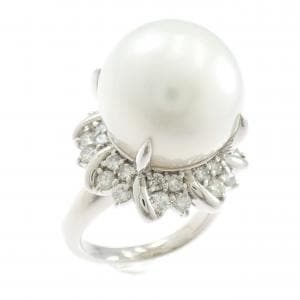 PT900 白蝶パール リング 15.2mm