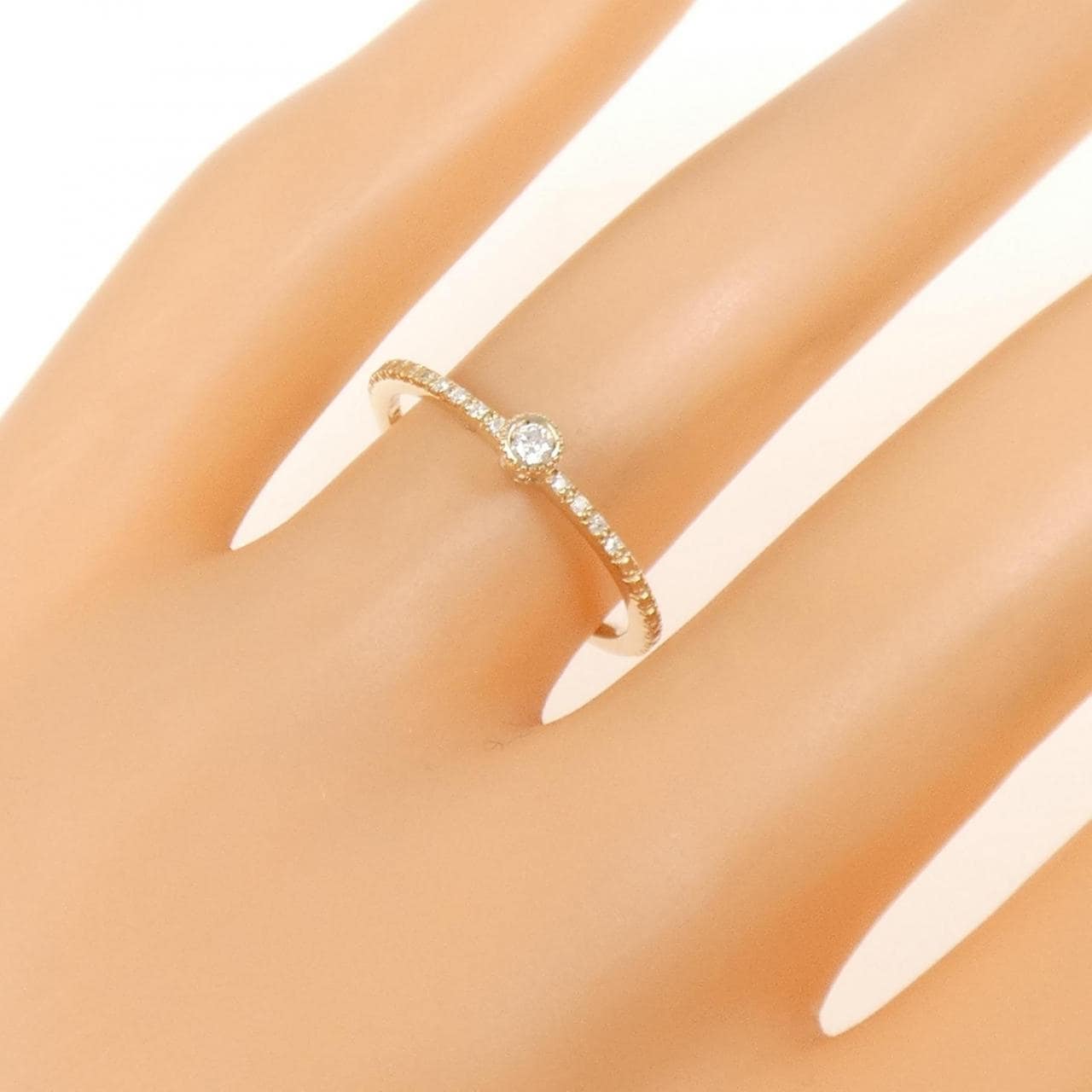 アガット ダイヤモンド  リング 0.05CT