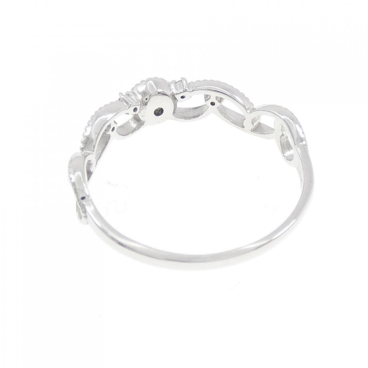 K18WG ダイヤモンド リング 0.17CT