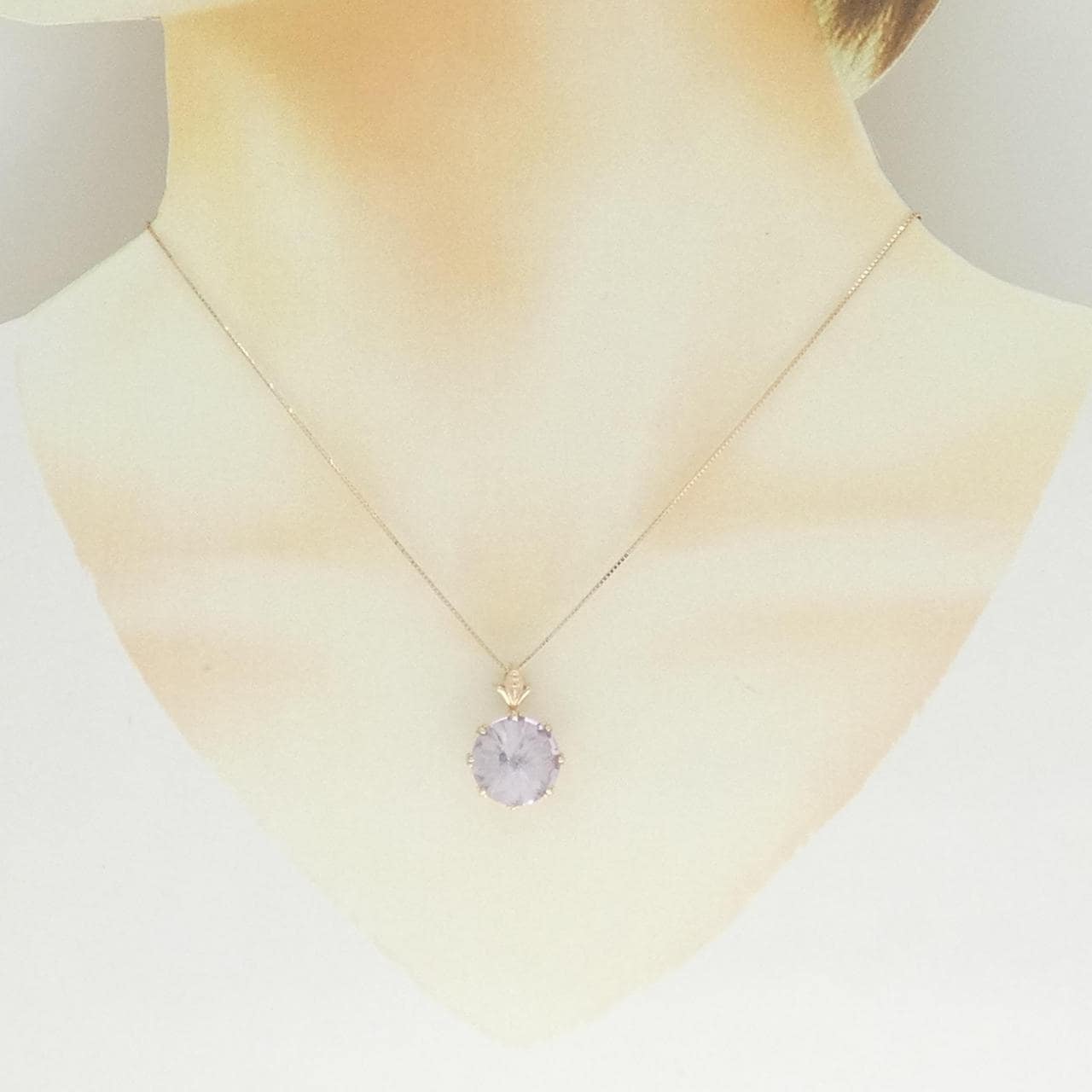 K18PG/K18WG 2WAY アメジスト ネックレス