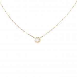 スタージュエリー ムーンセッティング ネックレス 0.10CT