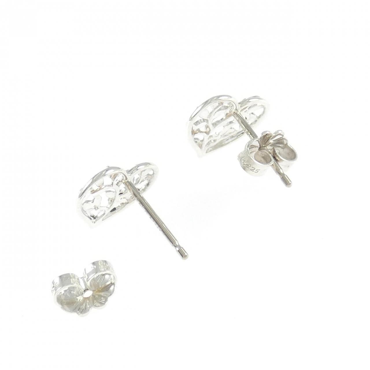 ティファニー オリーブリーフ ハート ピアス