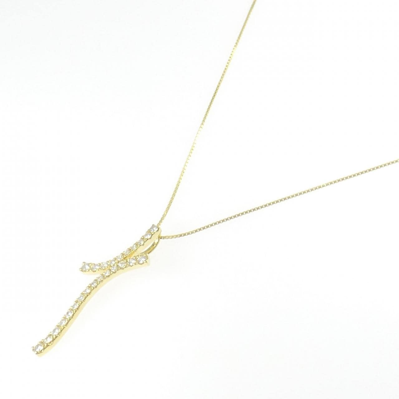 K18YG ダイヤモンド ネックレス 0.50CT