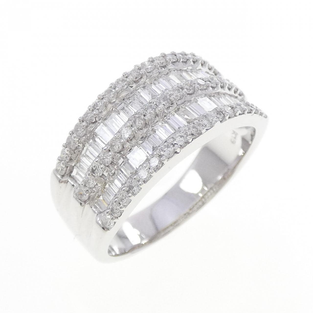 K18WG ダイヤモンド リング 1.71CT
