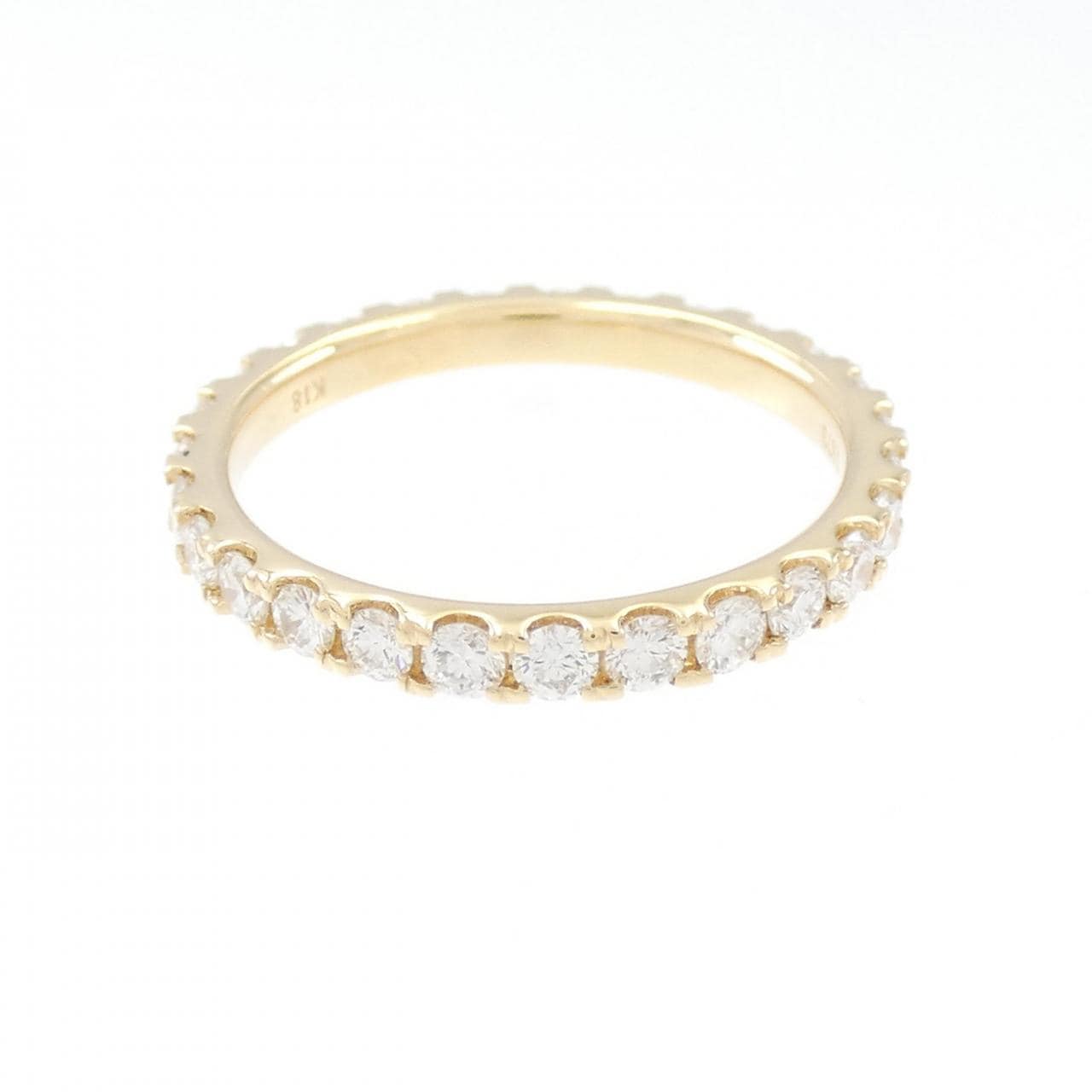 [Remake] K18YG full eternity Diamond ring 0.873CT