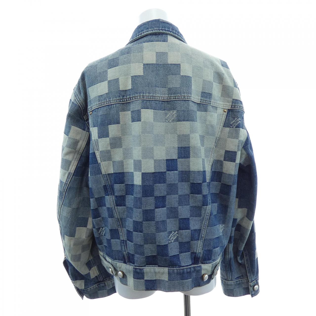 ルイヴィトン LOUIS VUITTON ダミエクラシックデニムジャケット HQA76WGCO デニムジャケット
