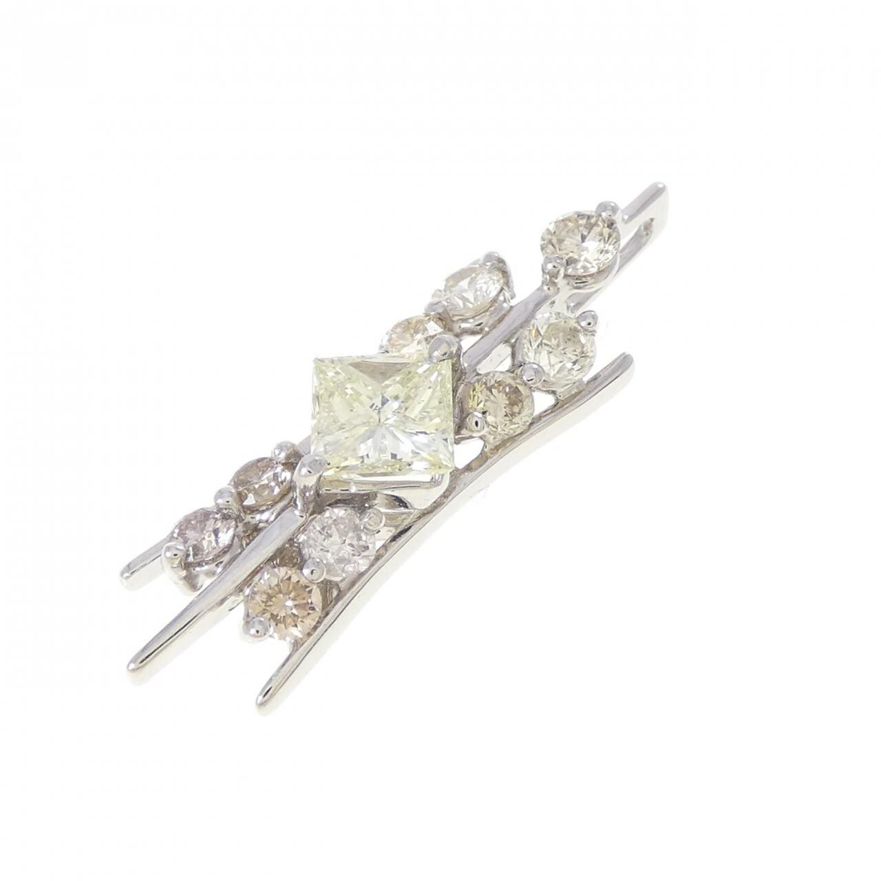 PT900 ダイヤモンド ペンダント 0.511CT