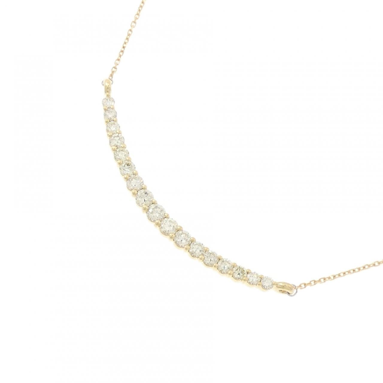 K18YG ダイヤモンド ネックレス 0.60CT