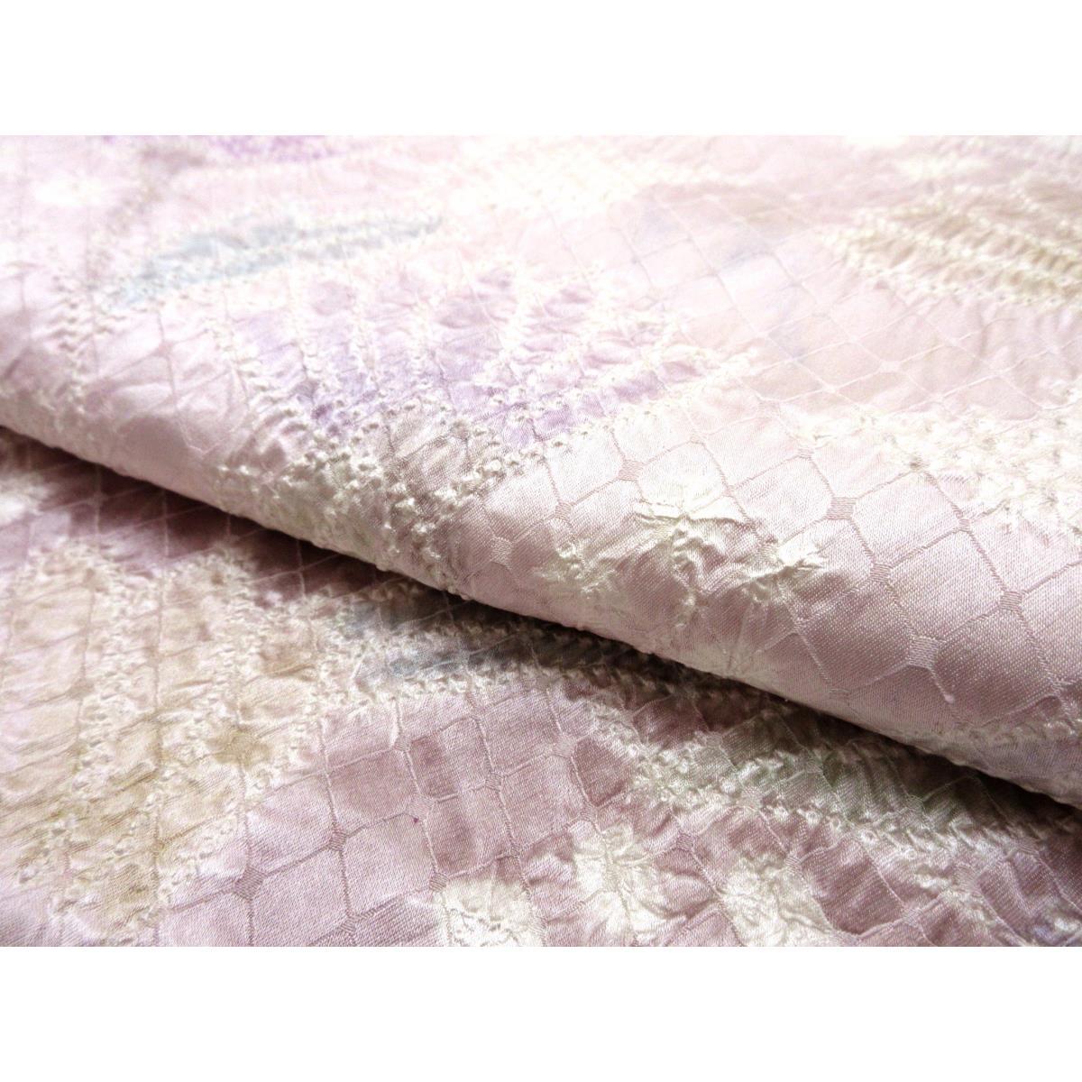 訪問着　絞り加工【竹田庄九郎】