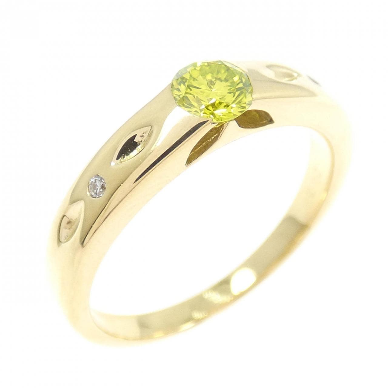 K18YG ダイヤモンド リング 0.289CT