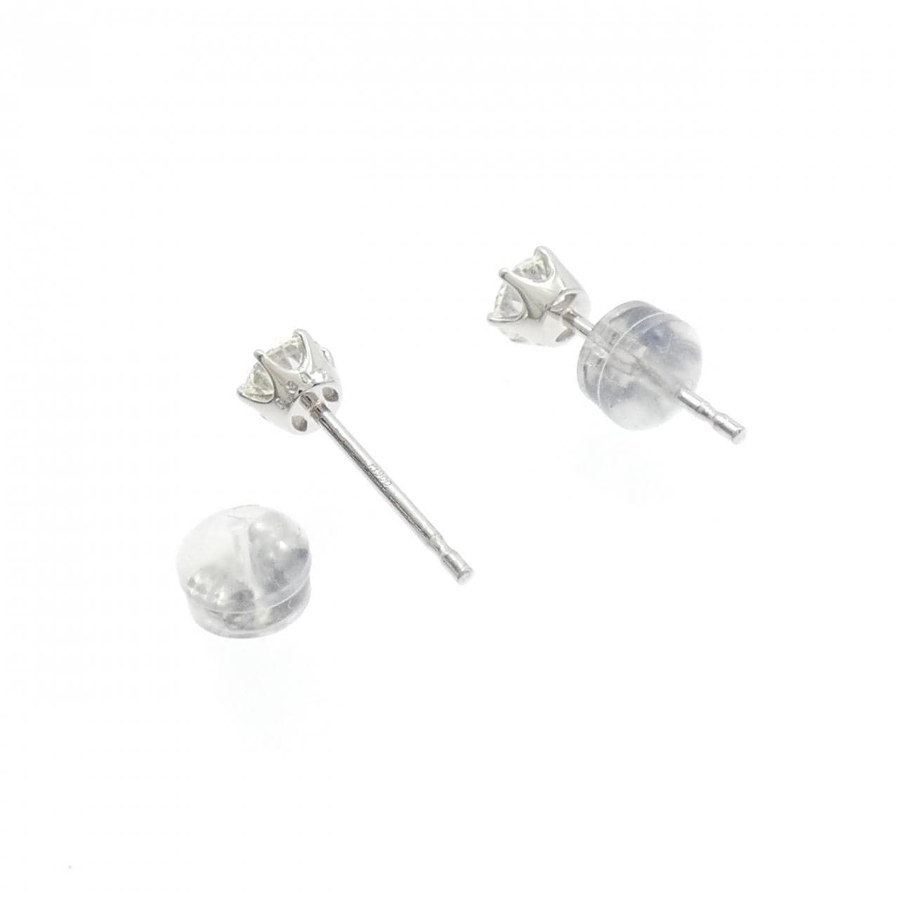 PT900 ダイヤモンド ピアス 0.317CT 0.333CT J-K SI1 VG