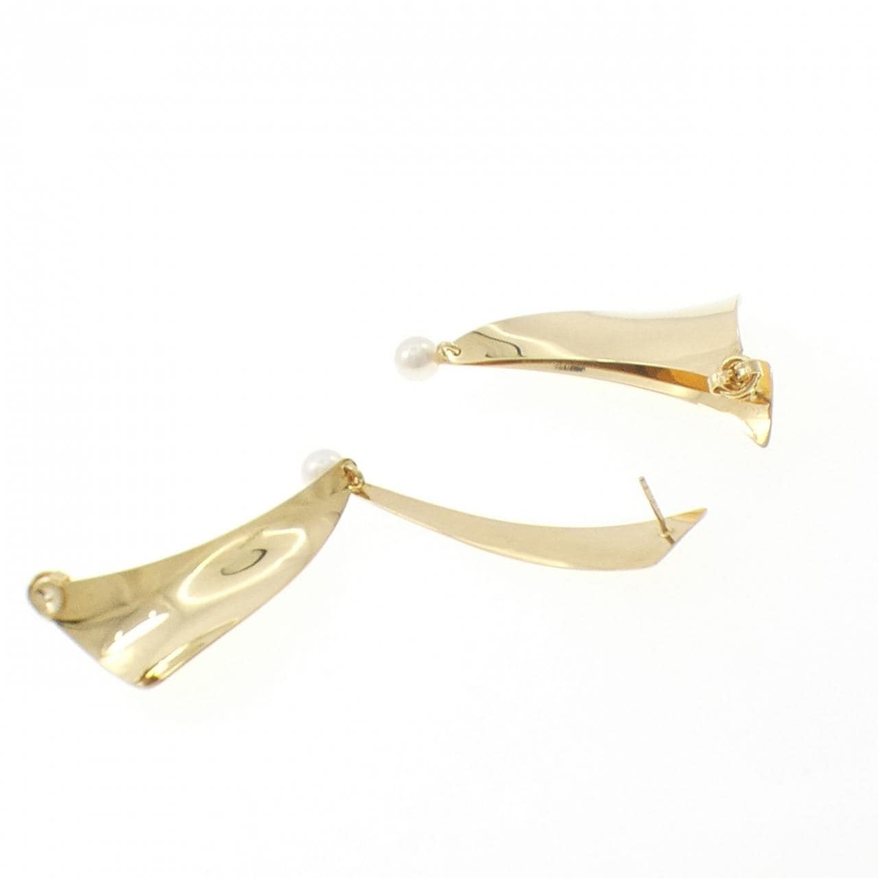 18KTYG アコヤパール ピアス 6.2mm