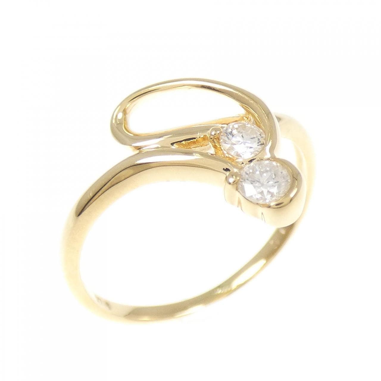 K18YG ダイヤモンド リング 0.15CT