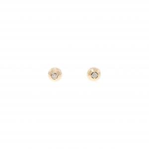 K18PG ダイヤモンド ピアス 0.03CT