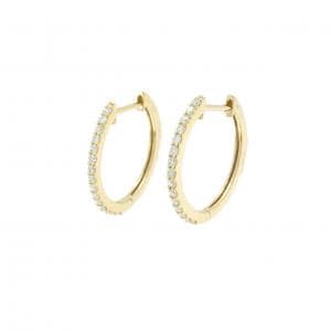 【リメイク】K18YG ダイヤモンド ピアス 0.30CT