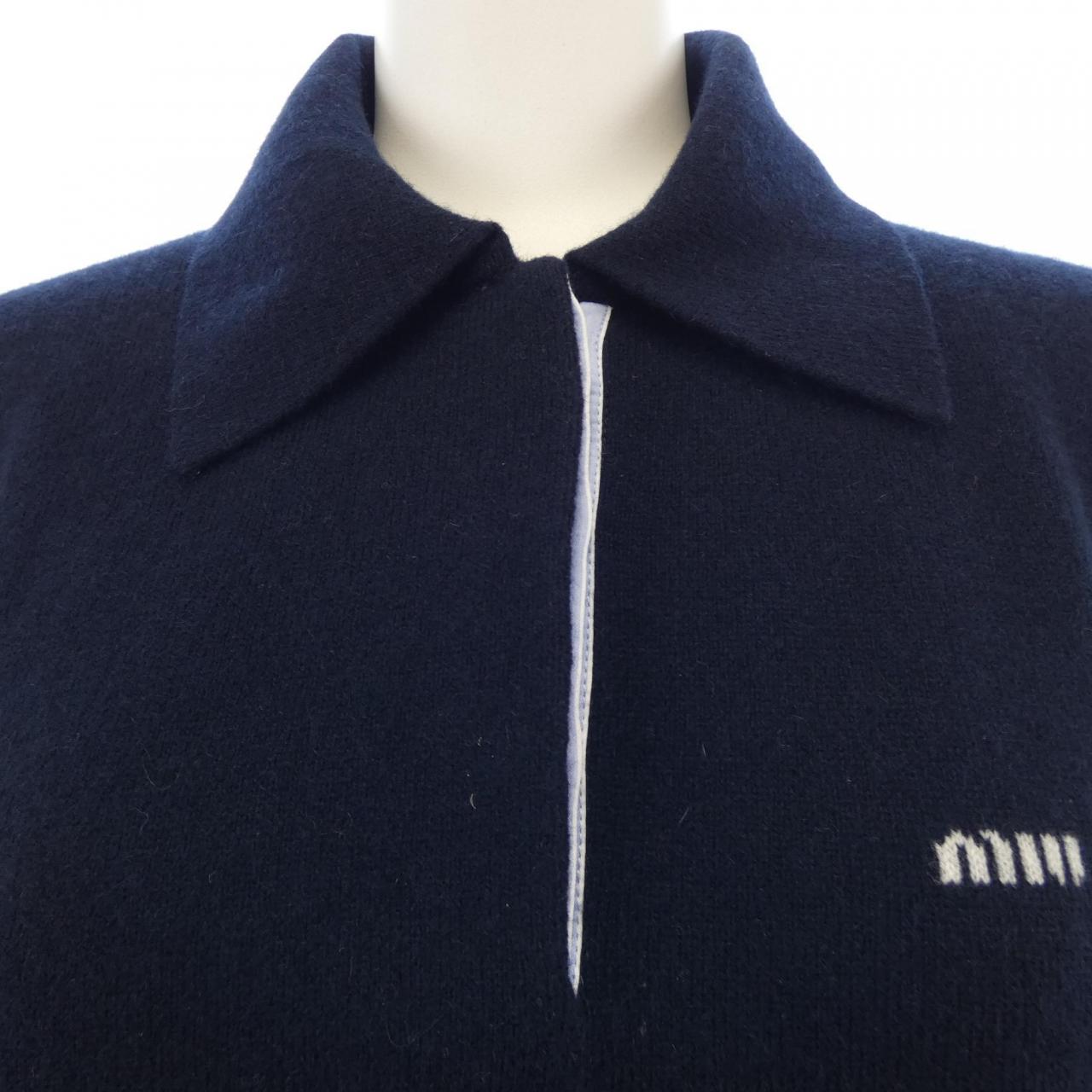 MIU MIU Miu 標誌 MMLA20 SOOO 15Z1 polo 衫