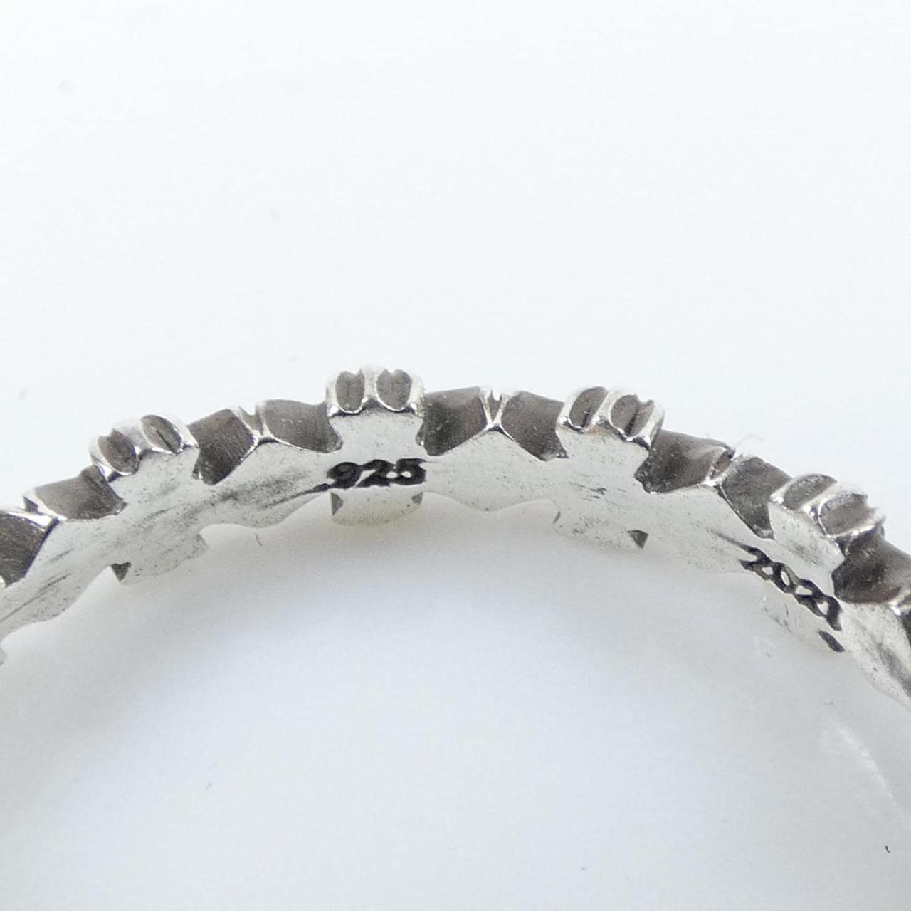 クロムハーツ CHROME HEARTS TINY E CH PLS BAND 207192003SLV RING