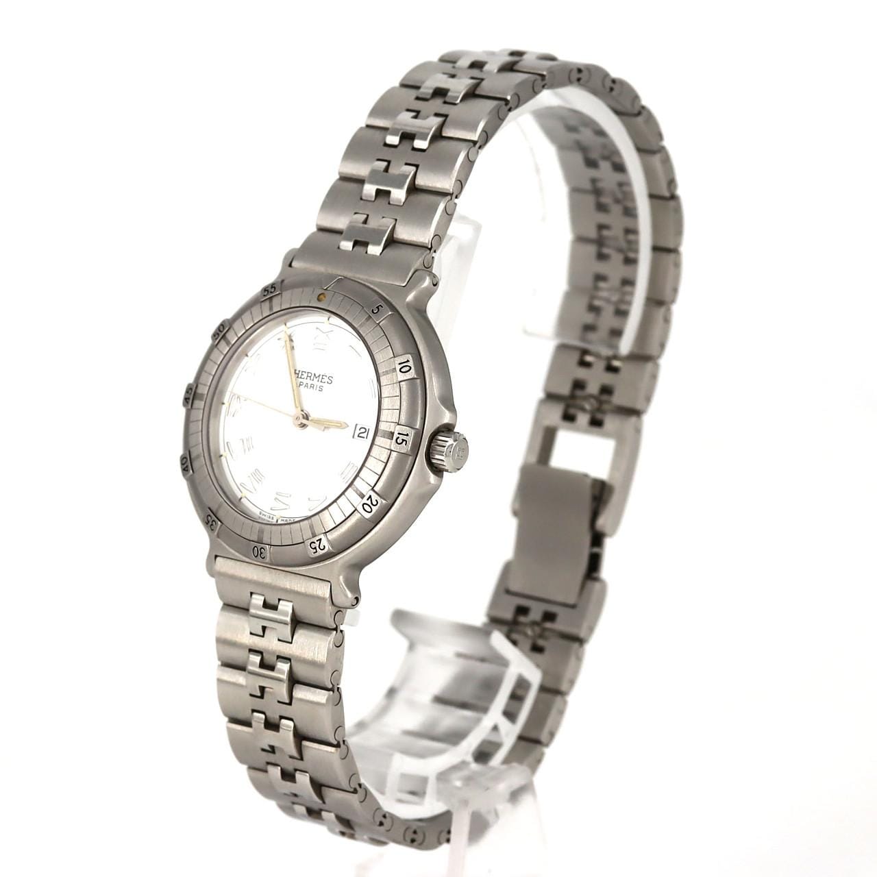 【ノーメンテナンス還元価格】エルメス キャプテンニモ SS クォーツ