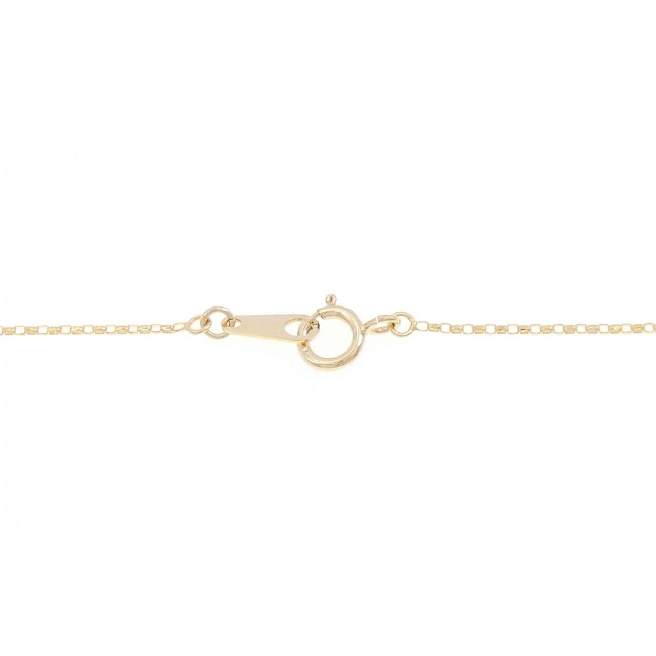 K18YG ハート ダイヤモンド ネックレス 0.13CT