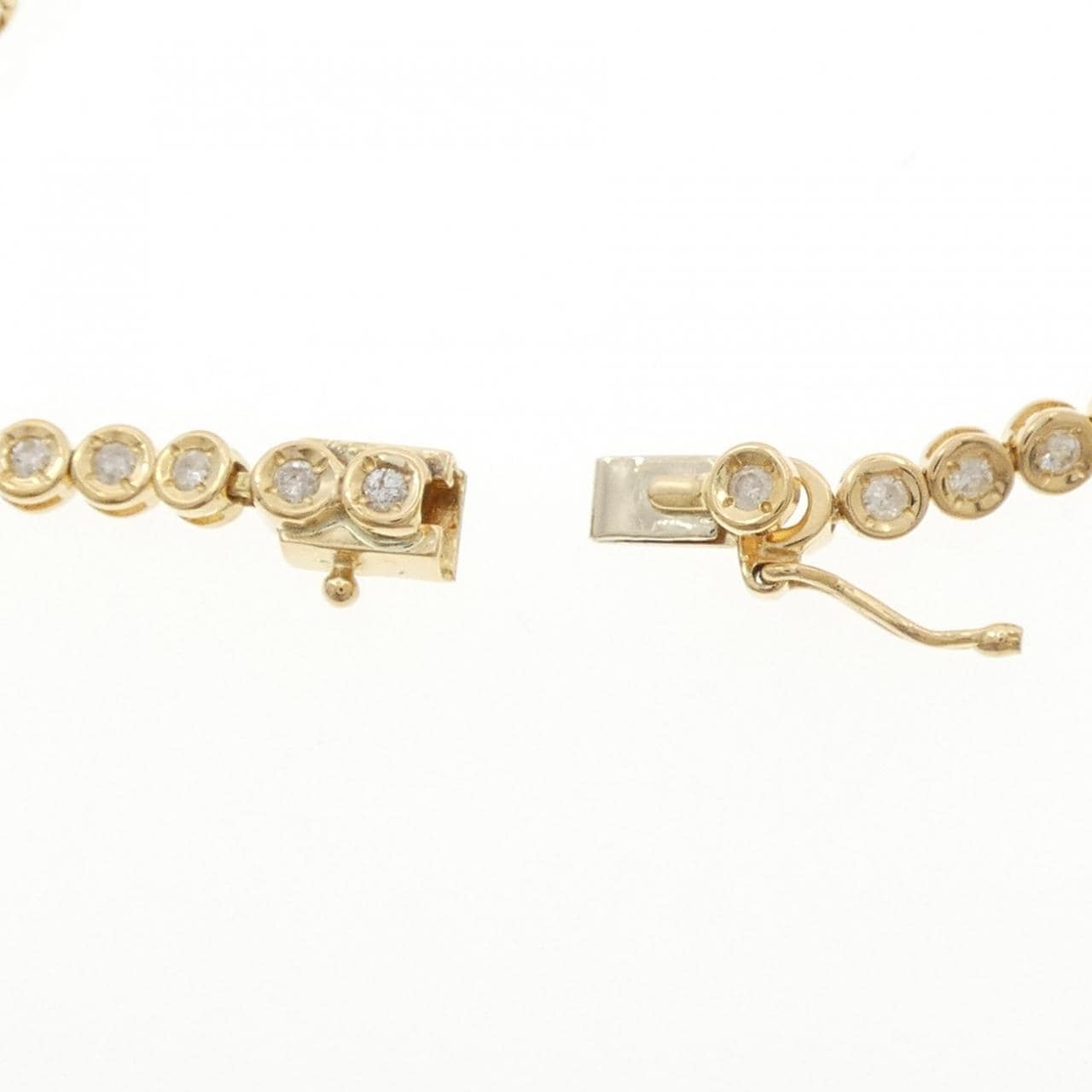 K18YG ダイヤモンド ブレスレット 1.00CT