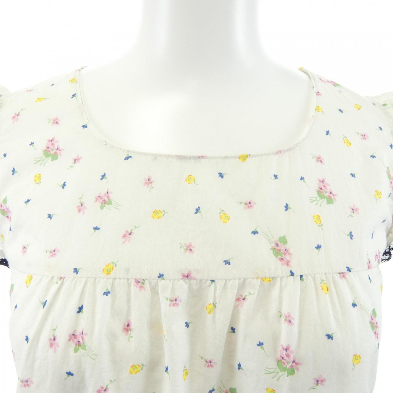 プラダ PRADA COTTON BATISTE MINI DRESS P3P32 SOOO 17ML ワンピース