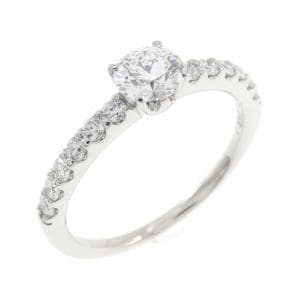 PT950 ダイヤモンド リング 0.428CT D VVS2 EXT