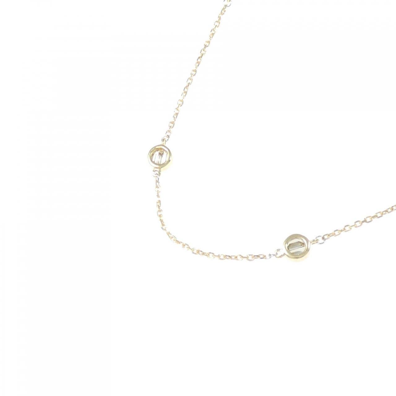 K18YG ダイヤモンド ネックレス 0.22CT