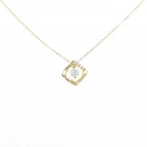 K18YG ダイヤモンド ネックレス 0.13CT