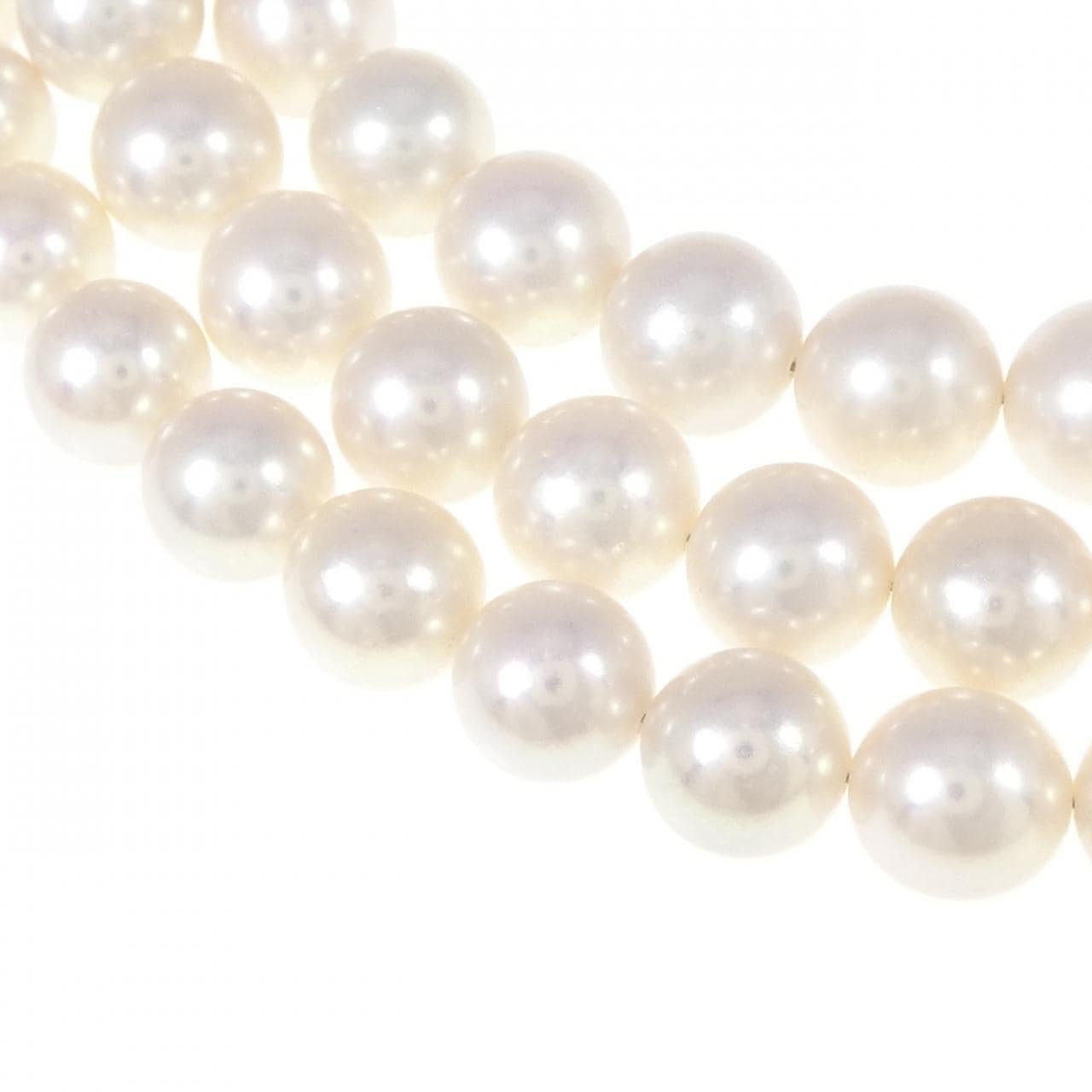 シルバークラスプ アコヤパール ネックレス 7-7.5mm