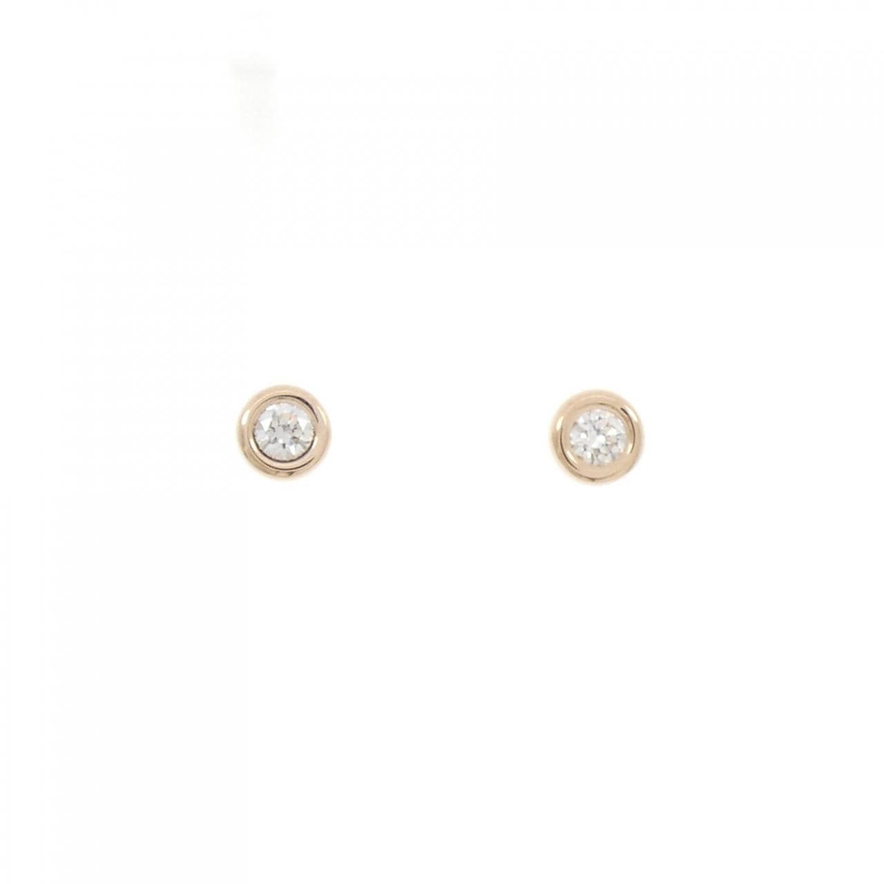 ティファニー バイザヤード ピアス 0.14CT