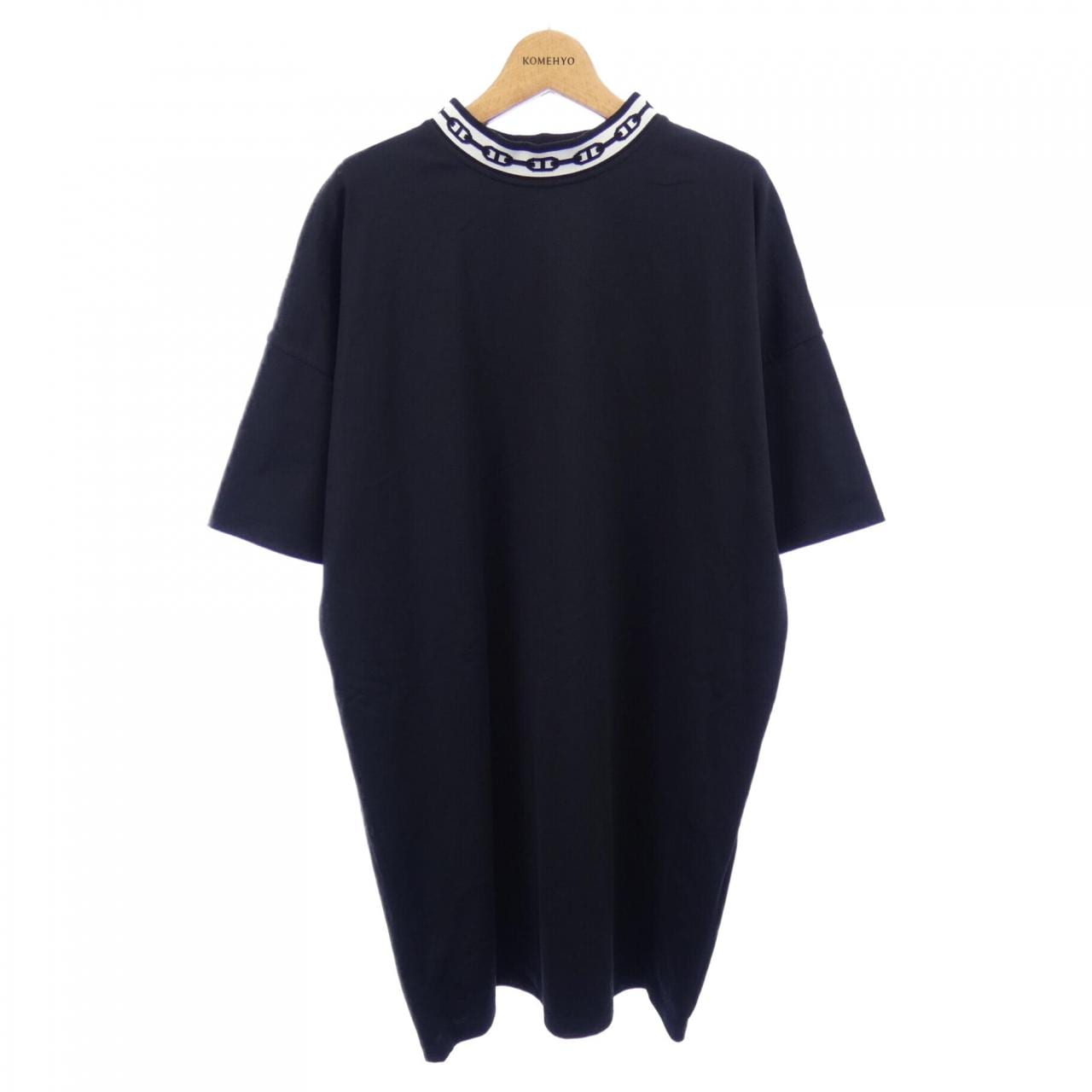 エルメス HERMES CHAINE DANCRE *17-7732. カットワンピース