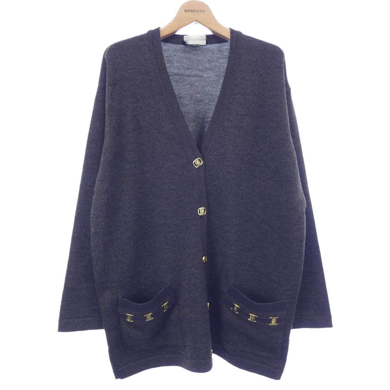 【ヴィンテージ】サルヴァトーレフェラガモ SALVATORE FERRAGAMO カーディガン