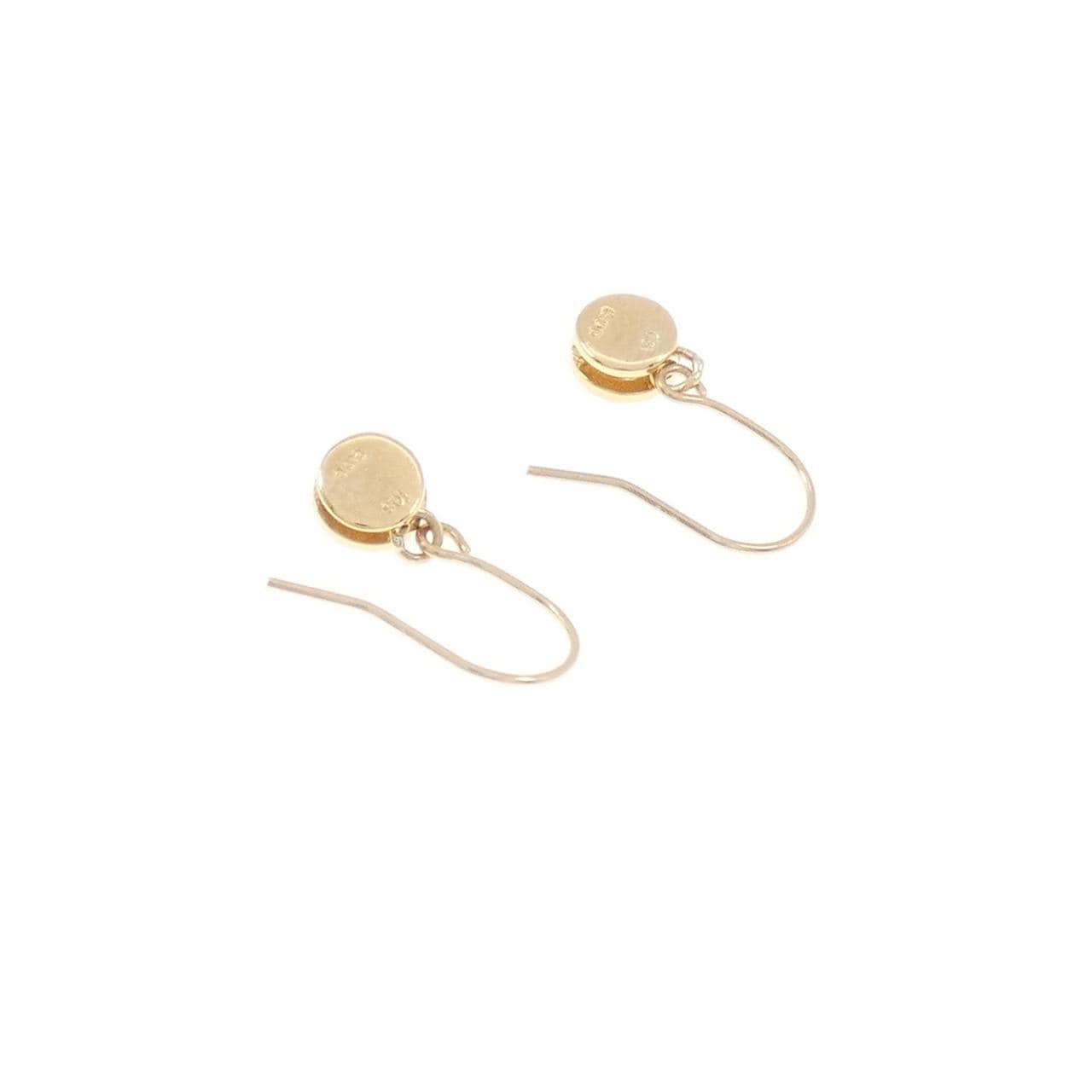K18YG ダイヤモンド ピアス 0.12CT