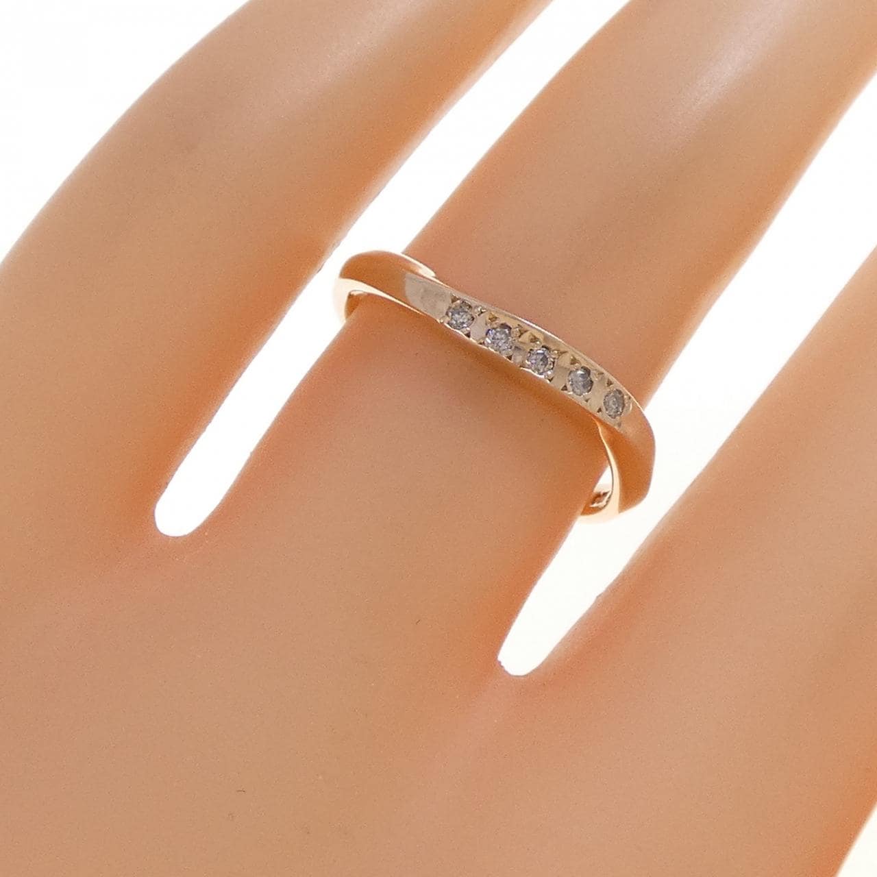 K10PG ダイヤモンド リング 0.05CT