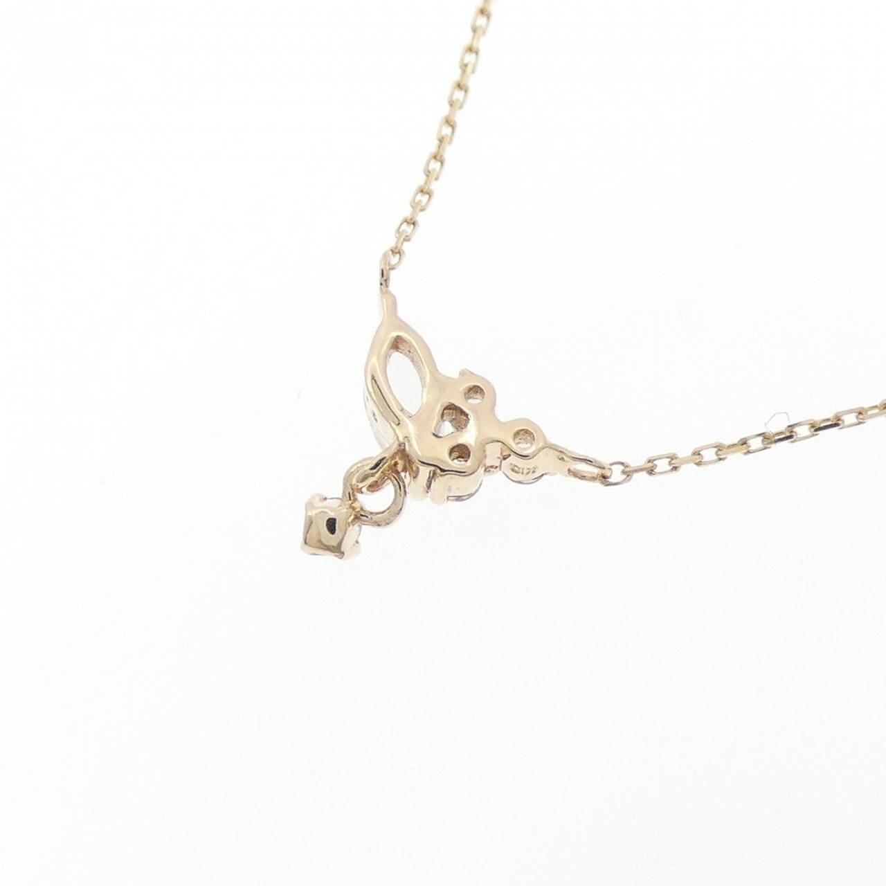 K10YG ホワイトトパーズ ネックレス