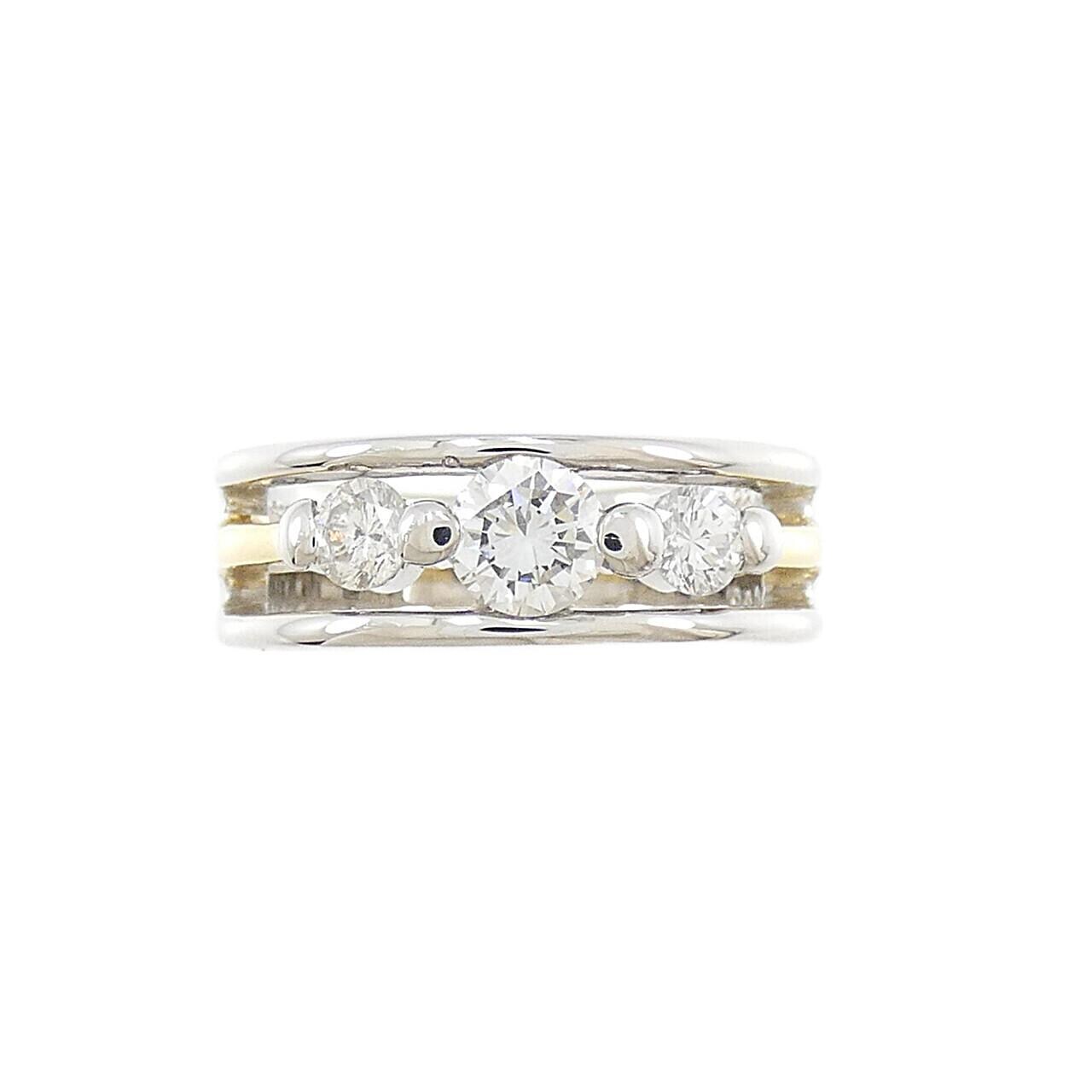 コメ兵｜PT/K18YG ダイヤモンド リング 0.36CT｜ジュエリー｜リング