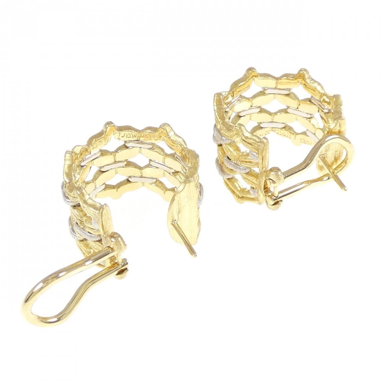 Gianmaria BUCCELLATI 750YG/750WG 耳環
