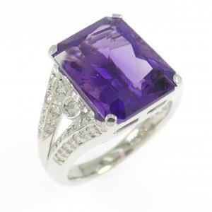PT900 アメジスト リング 6.33CT
