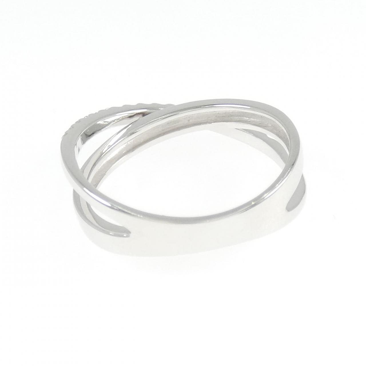 K18WG ダイヤモンド リング 0.16CT