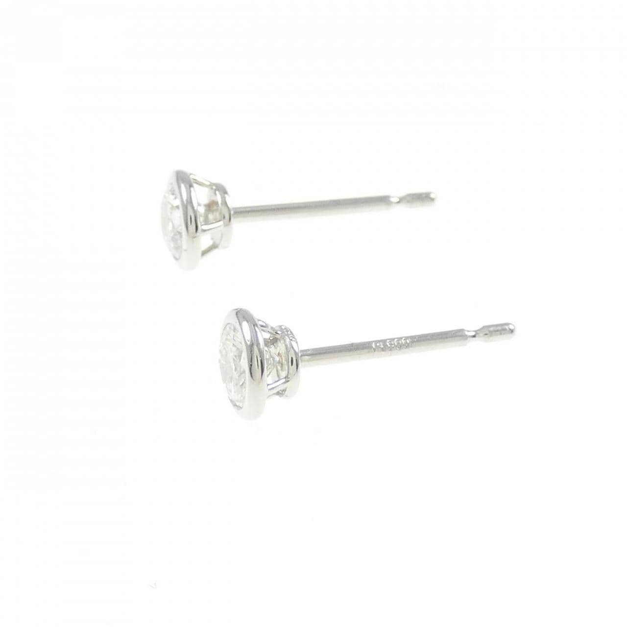 【リメイク】PT/ST ダイヤモンド ピアス 0.201CT 0.204CT G SI2 Good