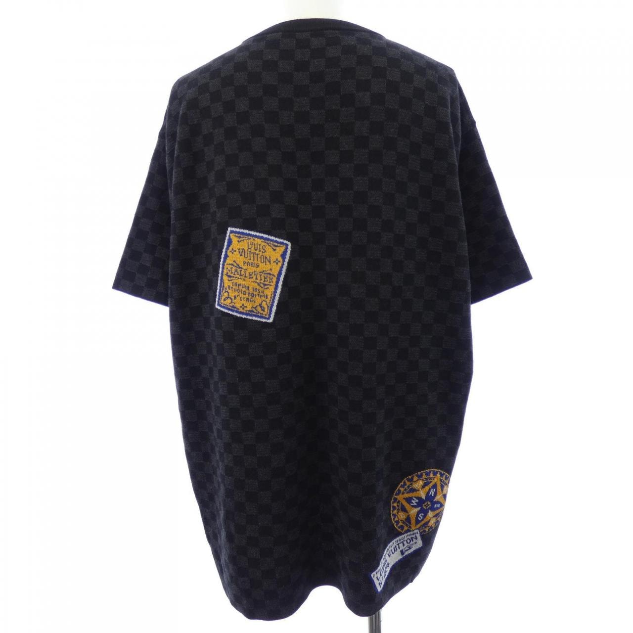 ルイヴィトン LOUIS VUITTON ダミエ ショートスリーブ シグネチャークルーネック HTN10WUQH ニット