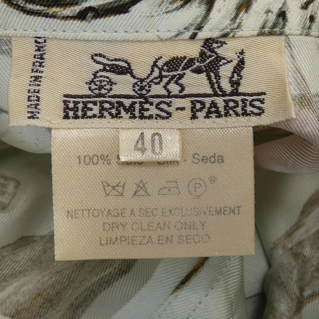 【ヴィンテージ】エルメス HERMES S／Sシャツ