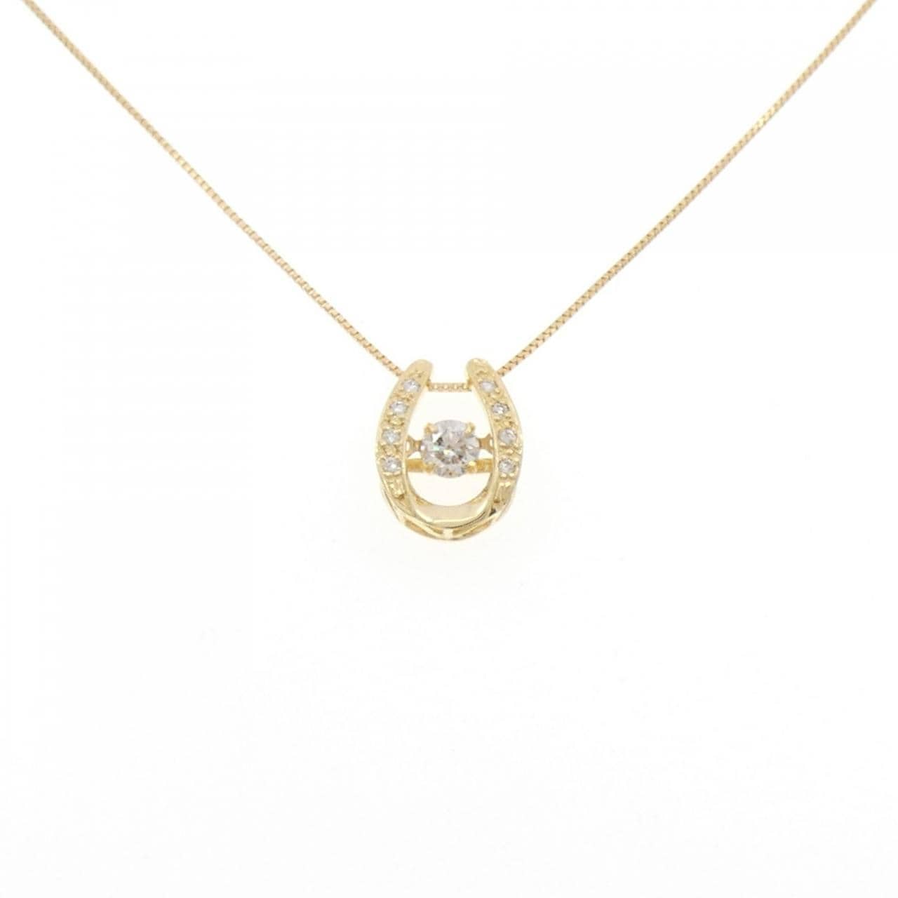 K18YG ダイヤモンド ネックレス 0.18CT