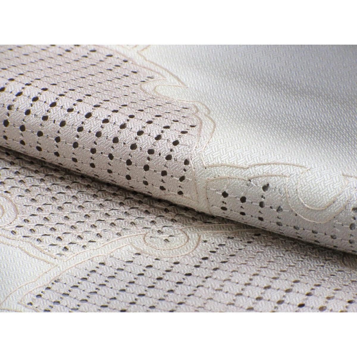 Visiting kimono, Shantou embroidery, gradation dyeing