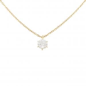 K18YG ダイヤモンド ネックレス 0.822CT D SI1 3EXT H&C