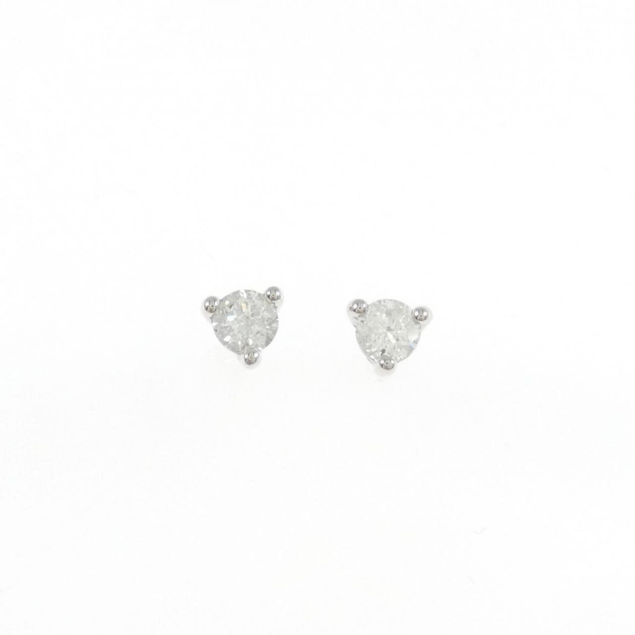 PT900 ダイヤモンド ピアス 0.30CT